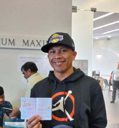Work permit issued